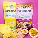 Pink Himalayan Hydration Salts Sample Pack | Pineapple & Passionfruit Electrolyte Powder