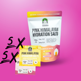 Pink Himalayan Hydration Salts Sample Pack | Pineapple & Passionfruit Electrolyte Powder