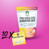 Pink Himalayan Hydration Salts Sample Pack | Pineapple & Passionfruit Electrolyte Powder