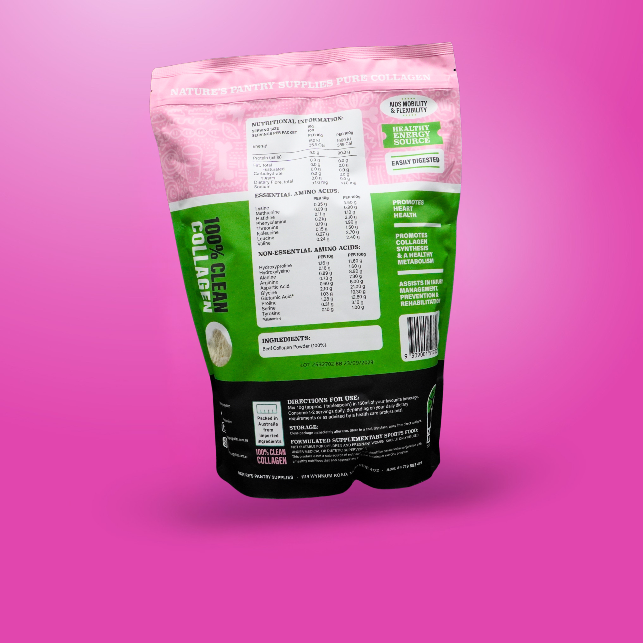 Pure Bio-active Hydrolyzed Collagen Peptides