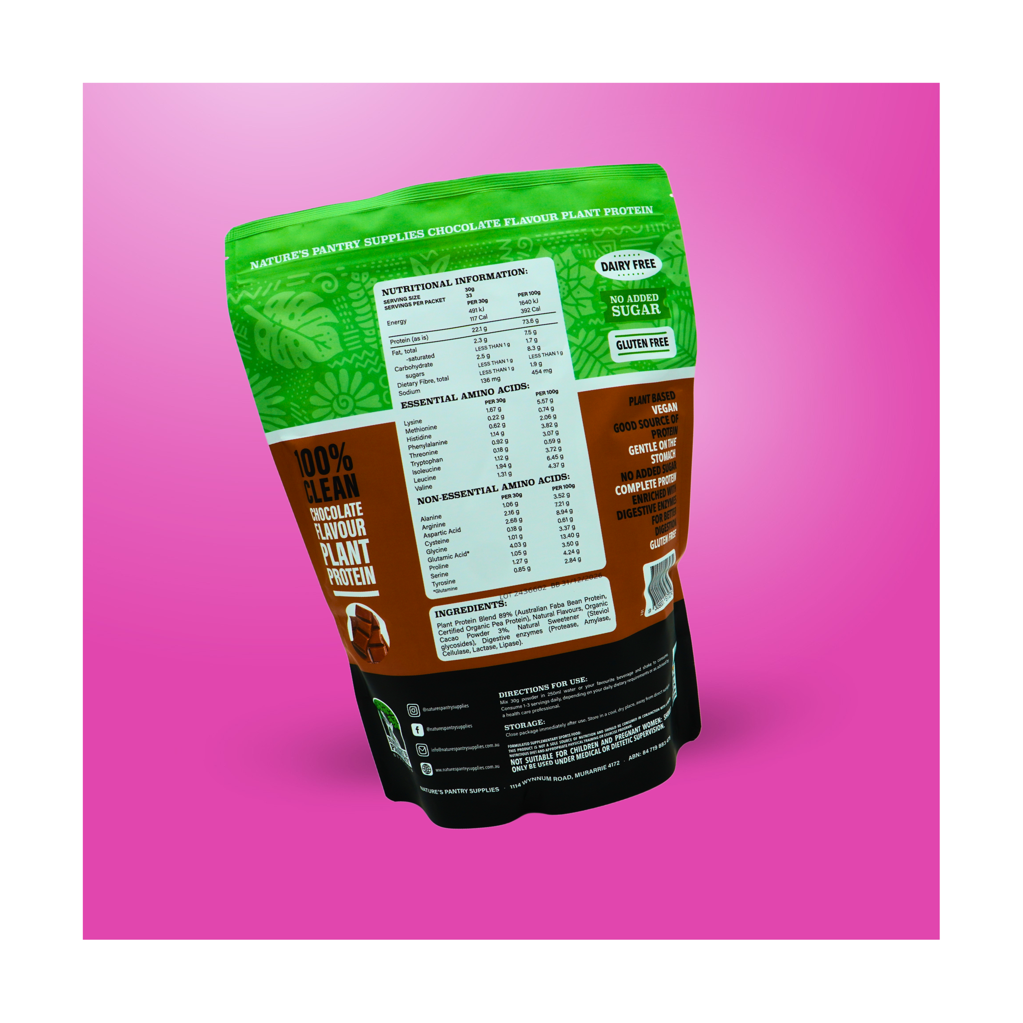 Plant Protein (Pea/Faba) Chocolate